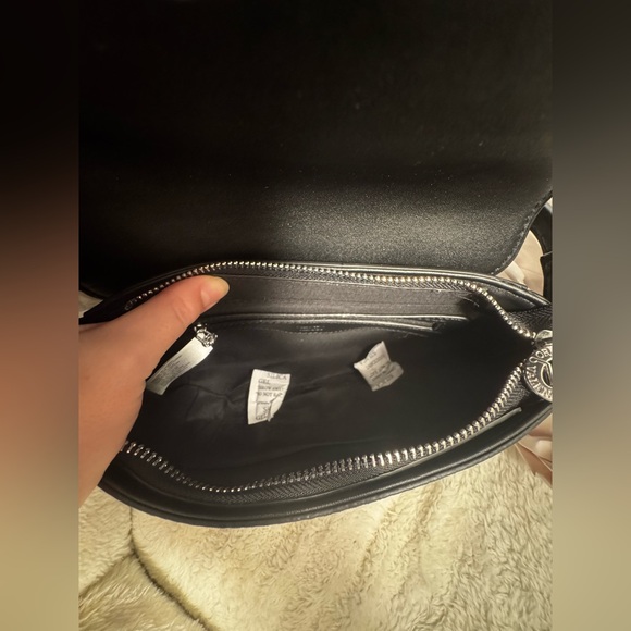 Valentino Orlandi Rhinestone crossbody vegan leather silver tone hardware NWT - Picture 12 of 14